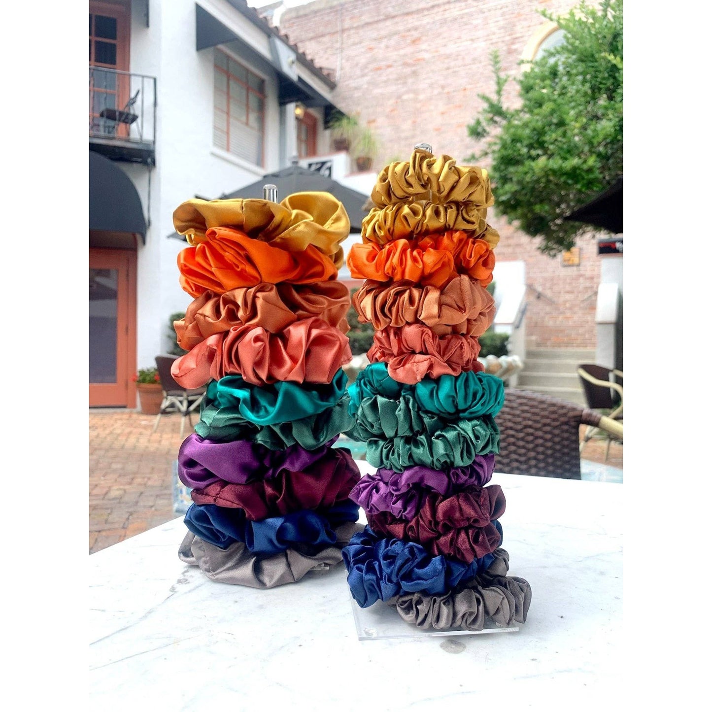 Beyond Scrunchies - PLUM - Mulberry Silk Scrunchie