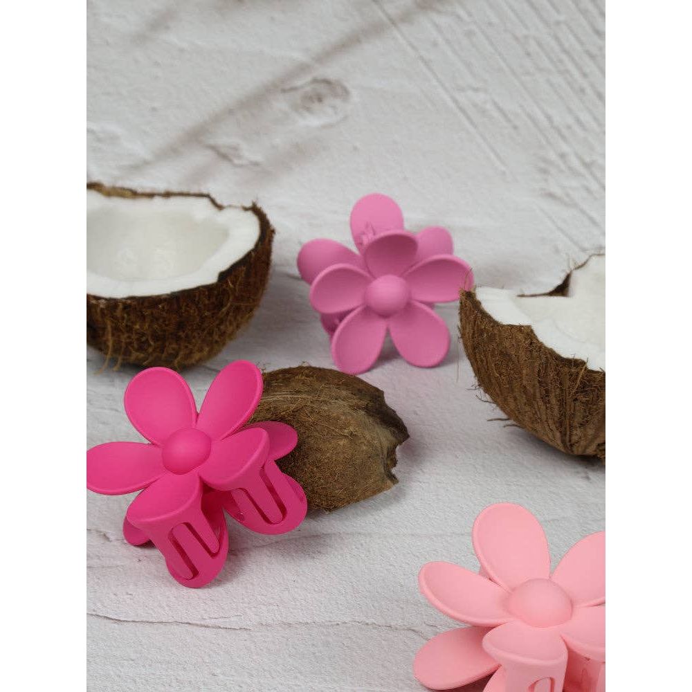 Claw Clip - Flower - Blush