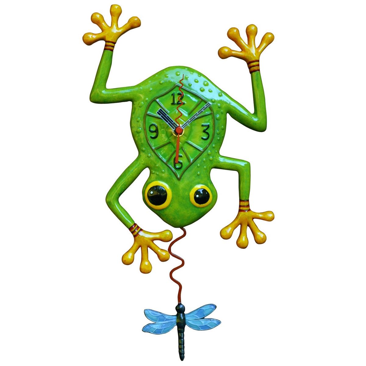 "Blue Dragon Frog" clock