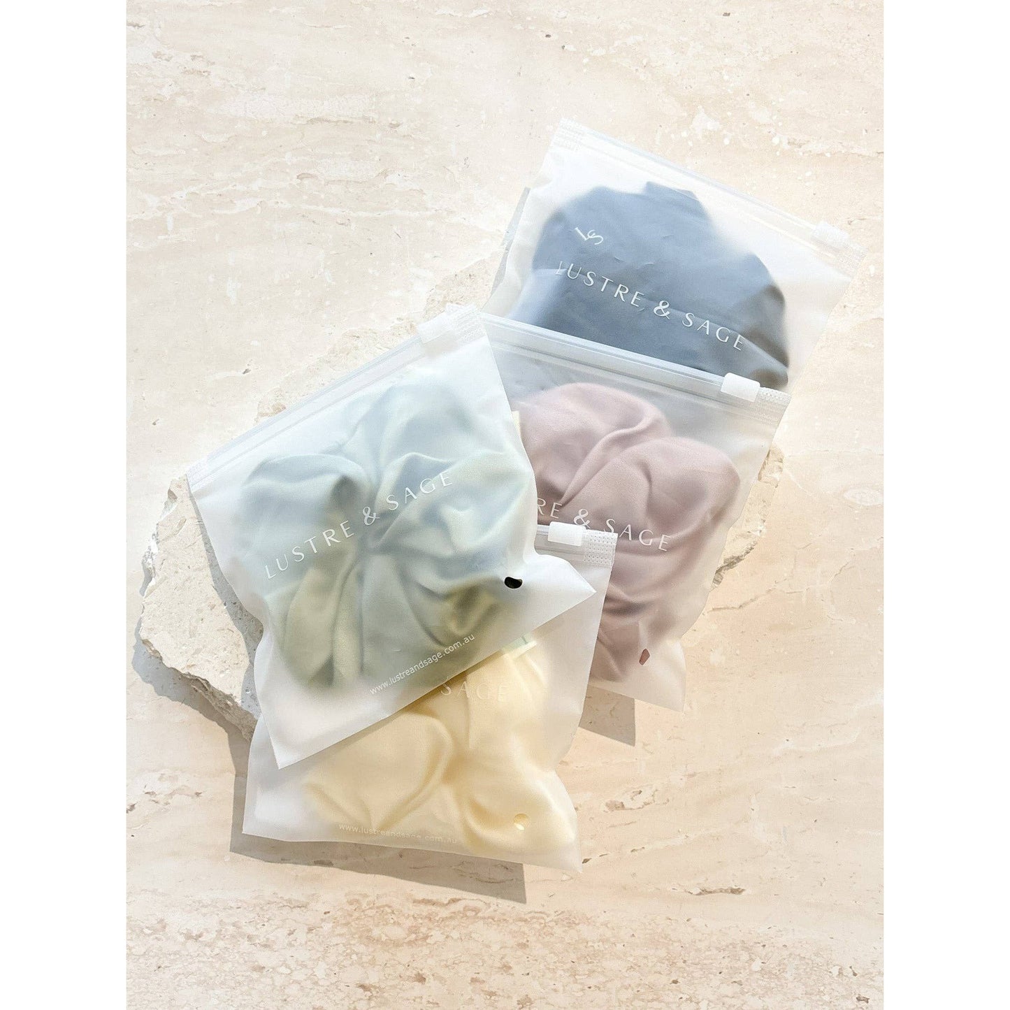 Silk Scrunchie in Sage