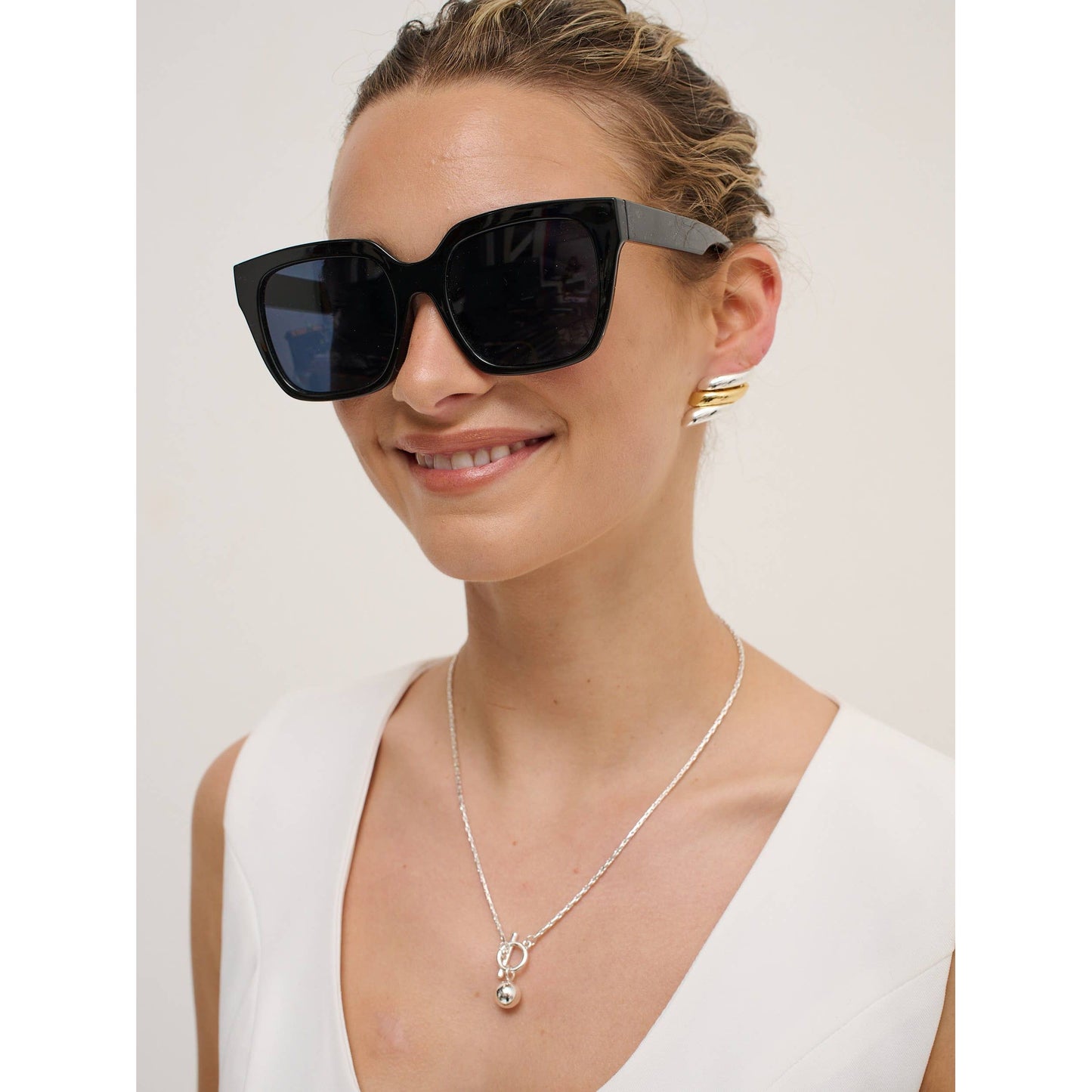 Maree Oversized Sunglasses Black