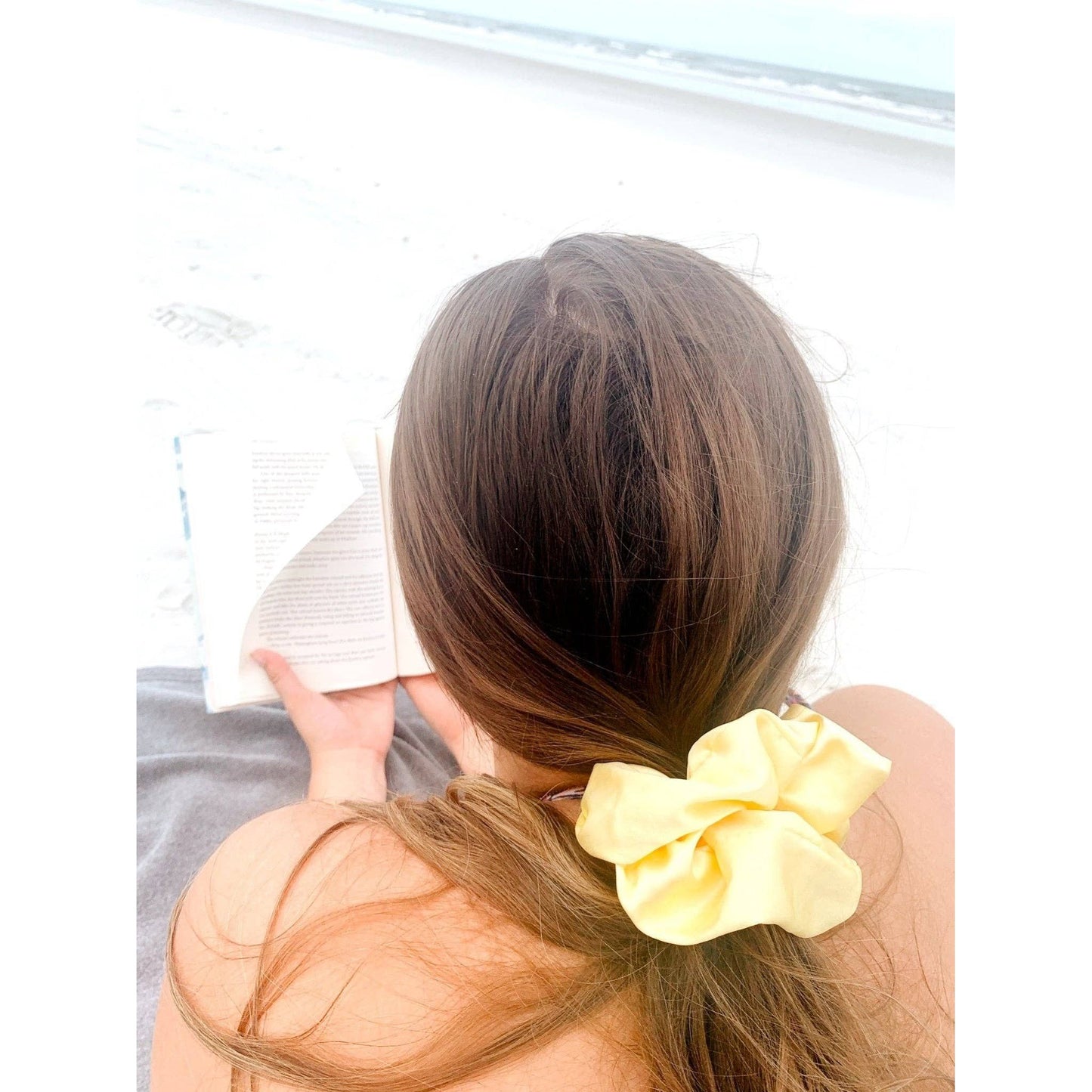 Beyond Scrunchies - LEMON - Mulberry Silk Scrunchie