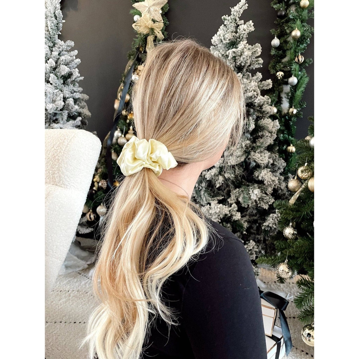 Beyond Scrunchies - BUTTER - Mulberry Silk Scrunchie