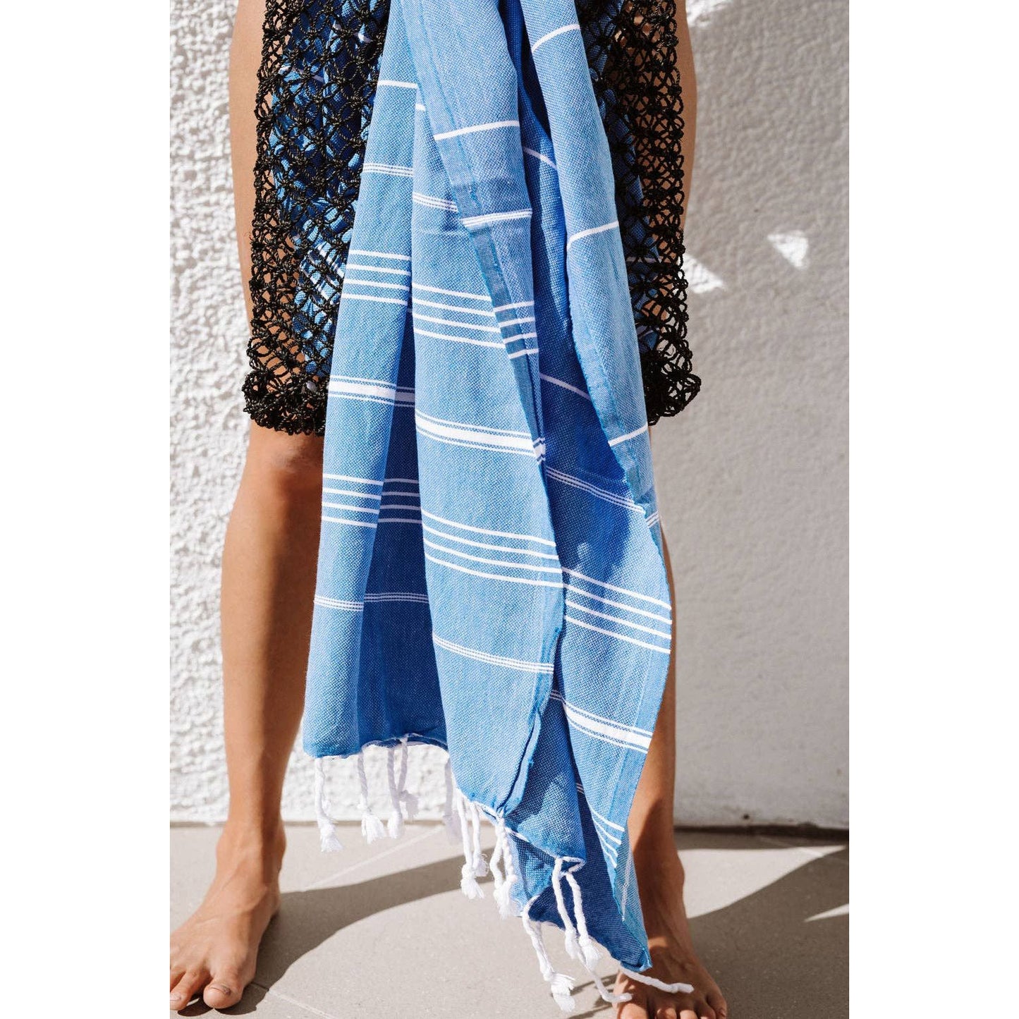 Classic Royal Blue Turkish Towel