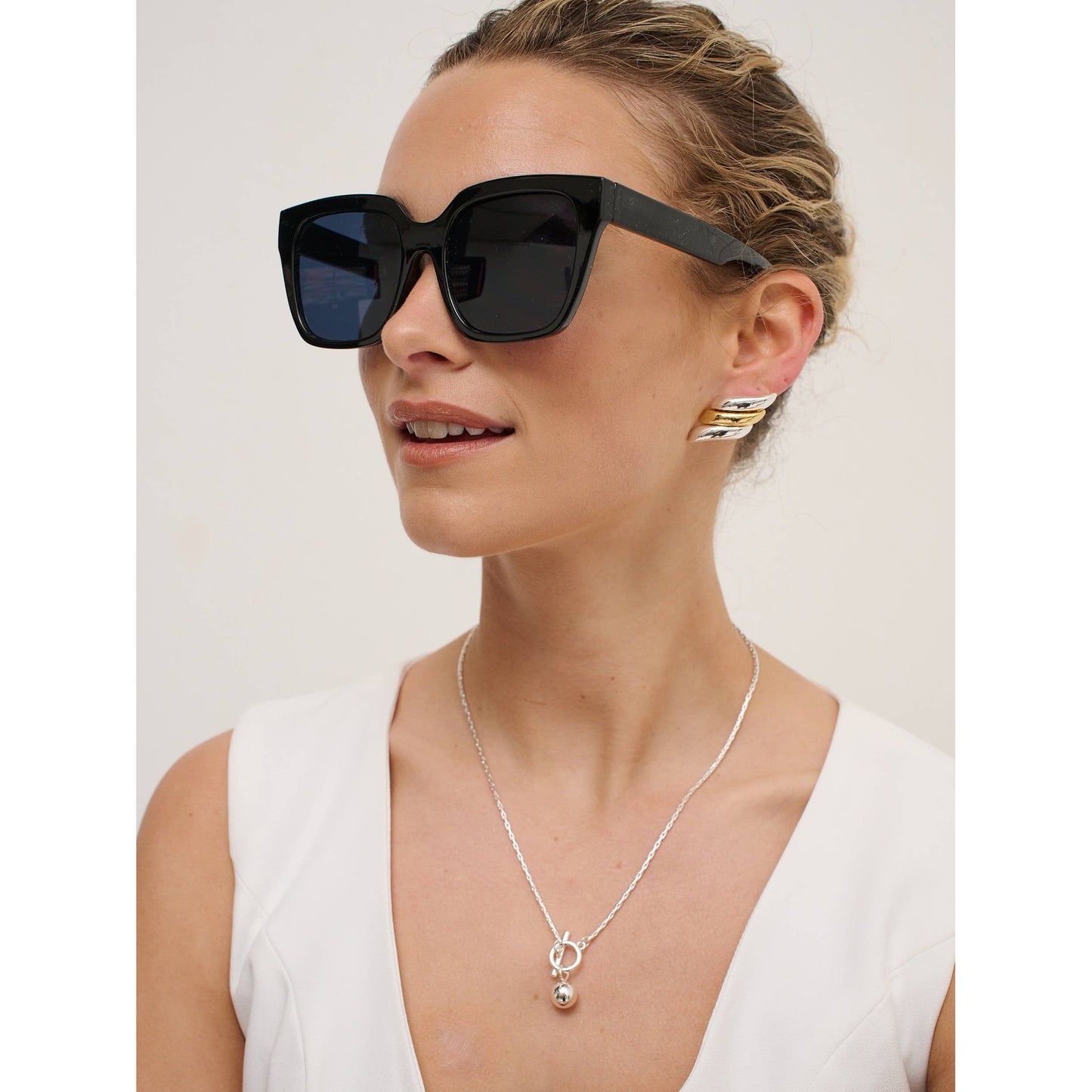 Maree Oversized Sunglasses Black