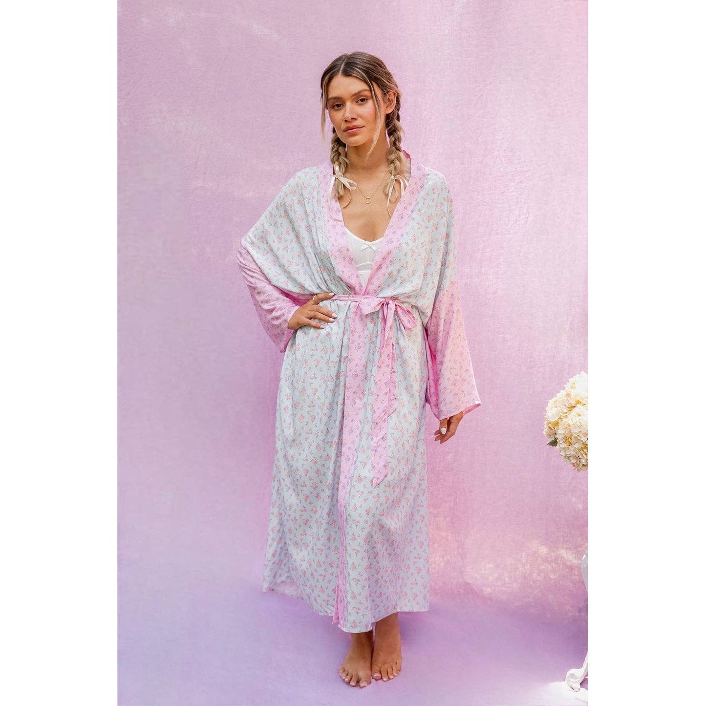 Cottage Robe ~ Periwinkle