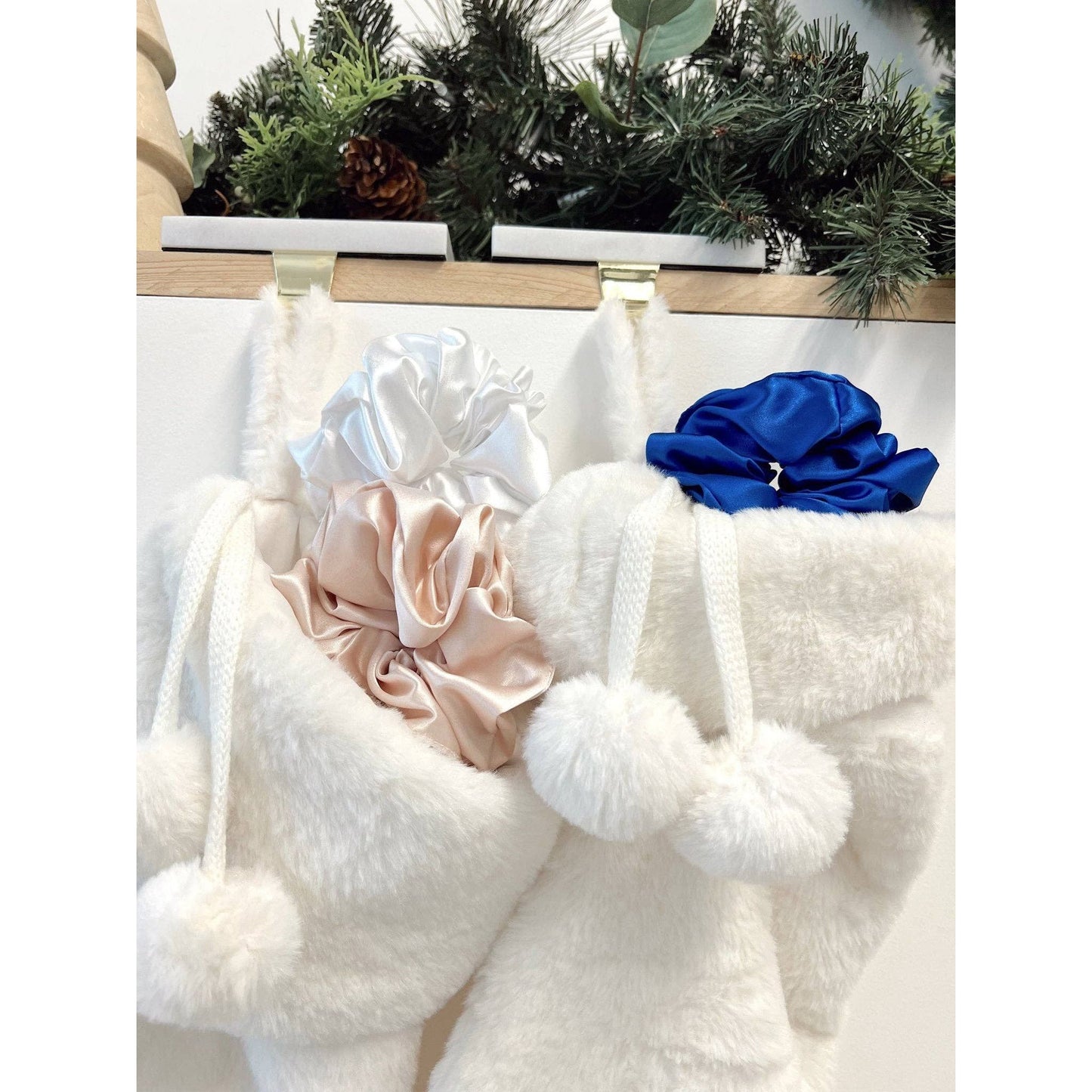 Beyond Scrunchies - COBALT - Mulberry Silk Scrunchie