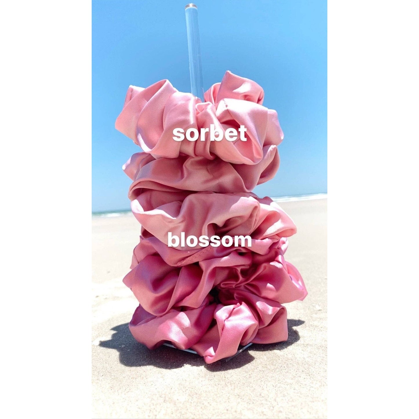 Beyond Scrunchies - BLOSSOM - Mulberry Silk Scrunchie