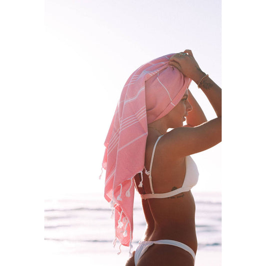 Classic Pink Turkish Towel