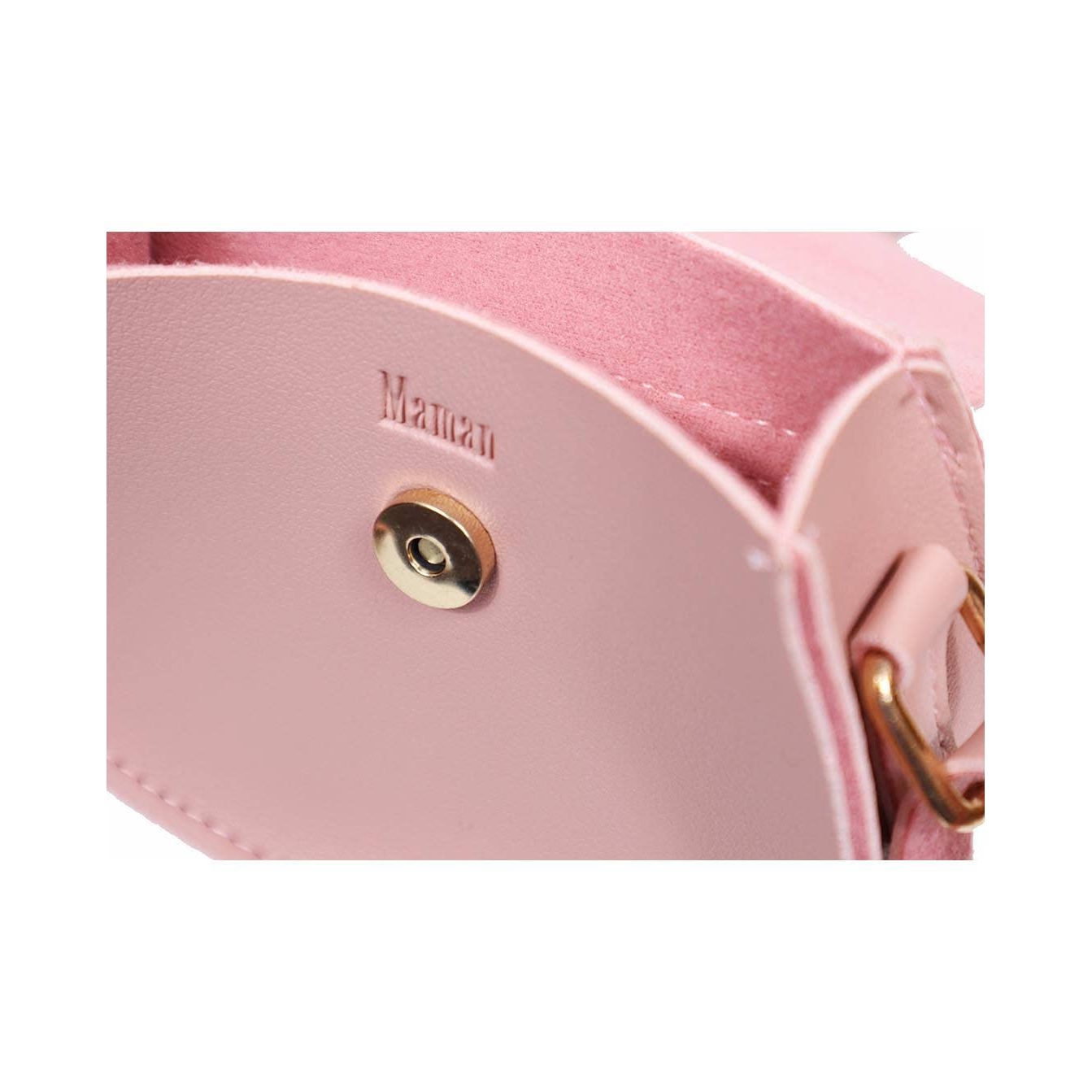 Pink Tassel PU Leather Cross Body and Shoulder Bag