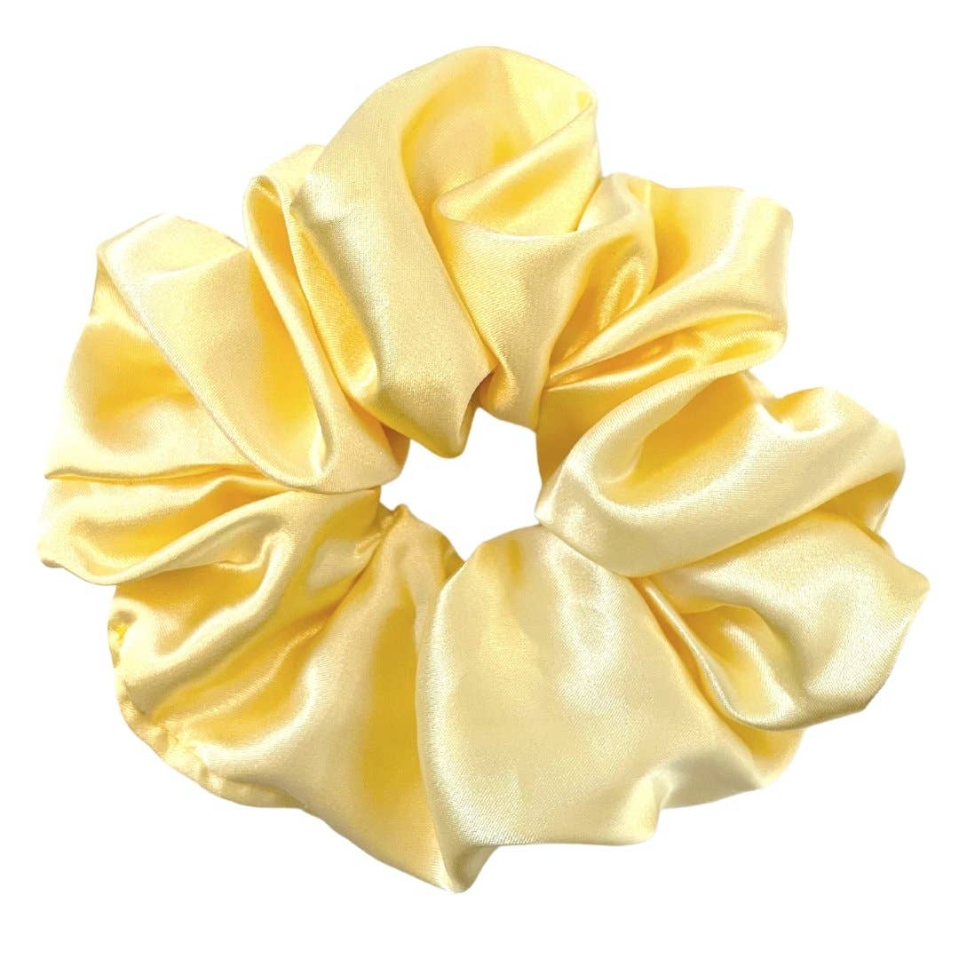 Beyond Scrunchies - LEMON - Mulberry Silk Scrunchie