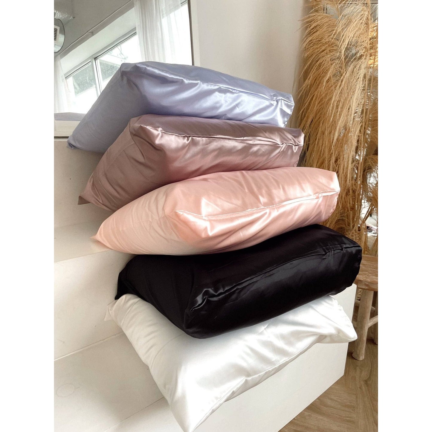 Beyond Scrunchies - 1 SILK PILLOWCASE - Haven