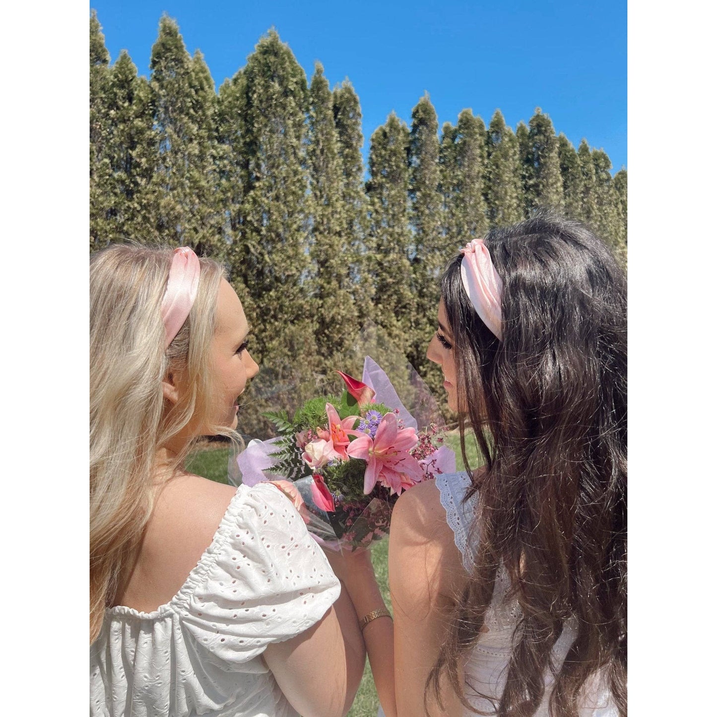 Beyond Scrunchies - SILK HEADBAND - ROSE