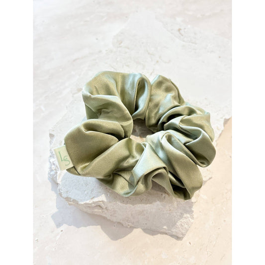 Silk Scrunchie in Sage