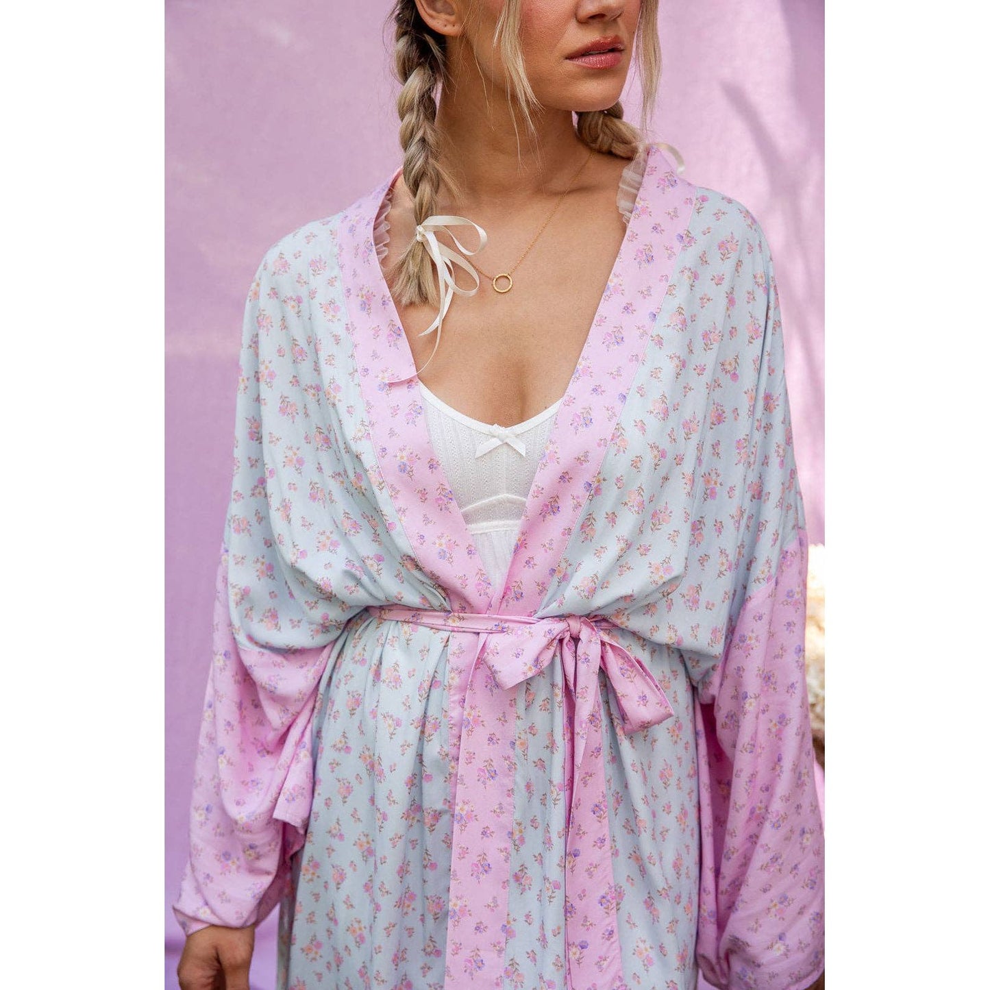 Cottage Robe ~ Periwinkle