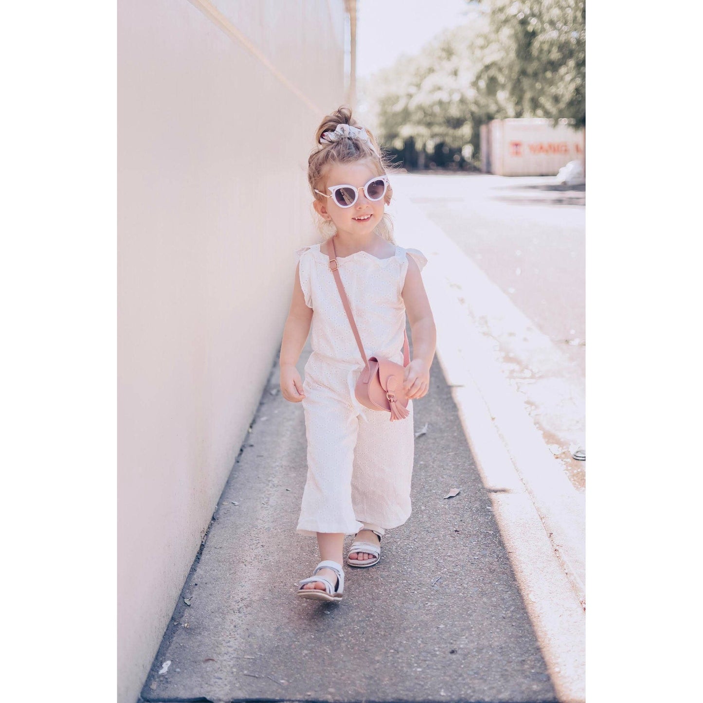 Pink Tassel PU Leather Cross Body and Shoulder Bag