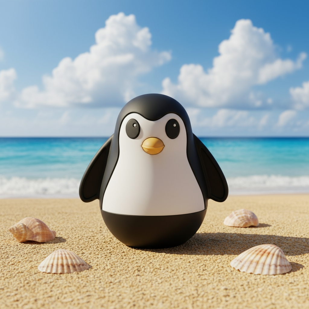 Penguin Wobble: Black