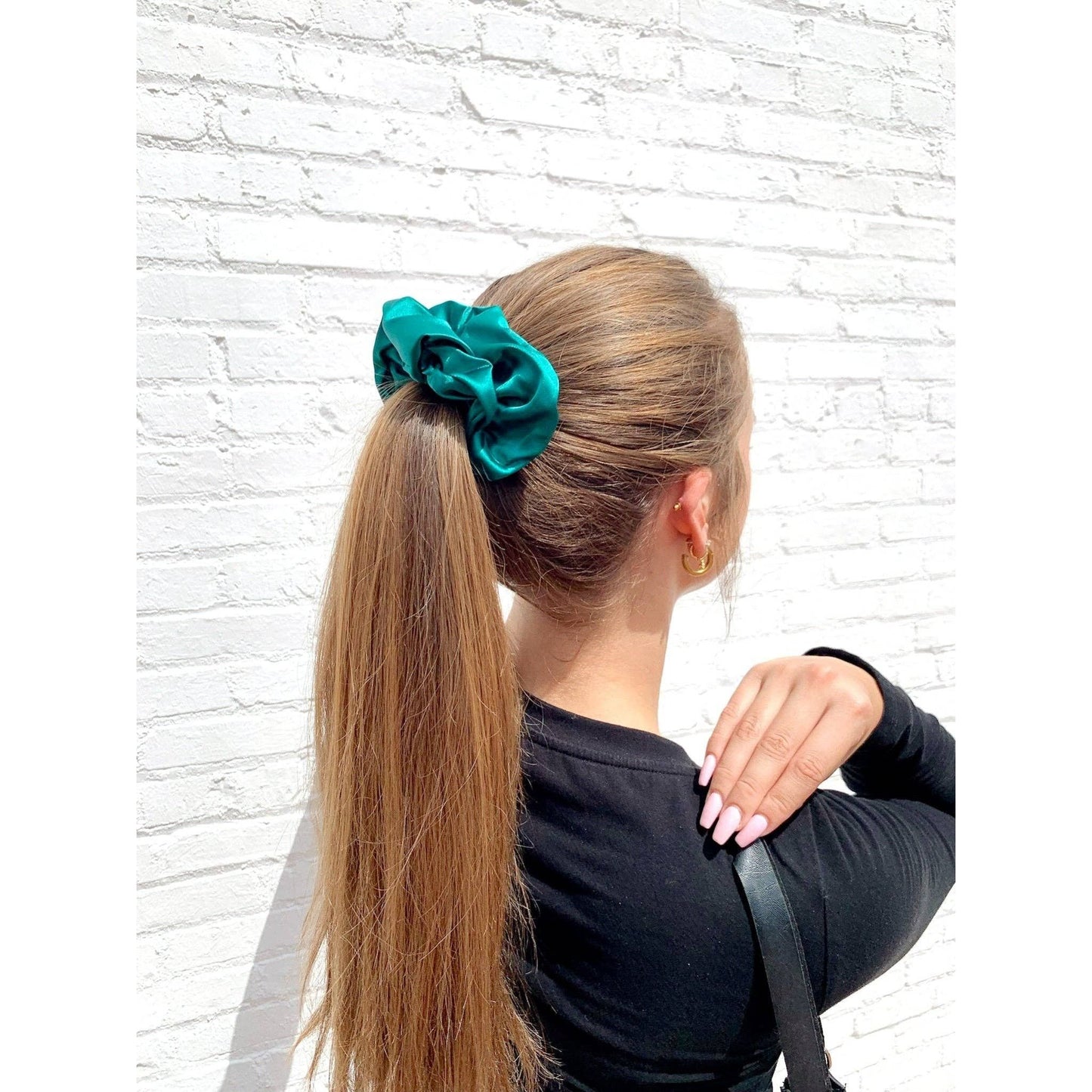Beyond Scrunchies - JADE - Mulberry Silk Scrunchie
