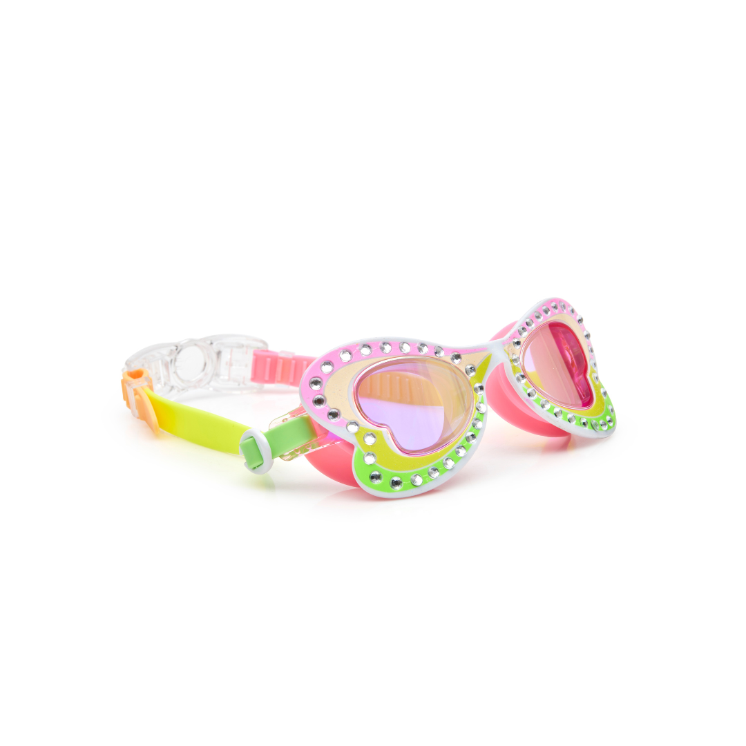 Butterfly Pink Lemonade Swim Goggles