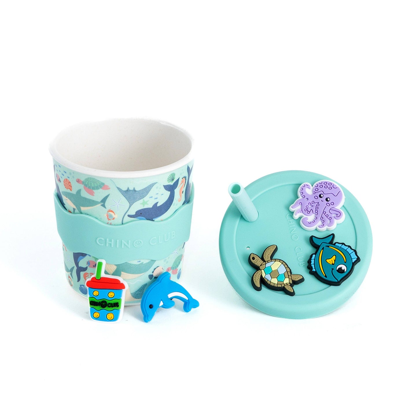 Chino Club - Sea Creatures Chino Charm Cup 8oz