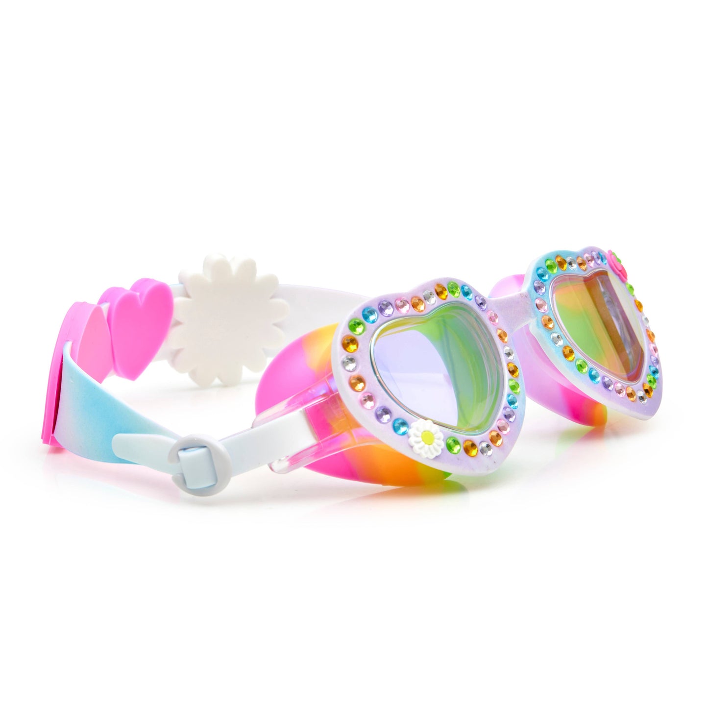 Bright Daisy Bouquet Swim Goggles