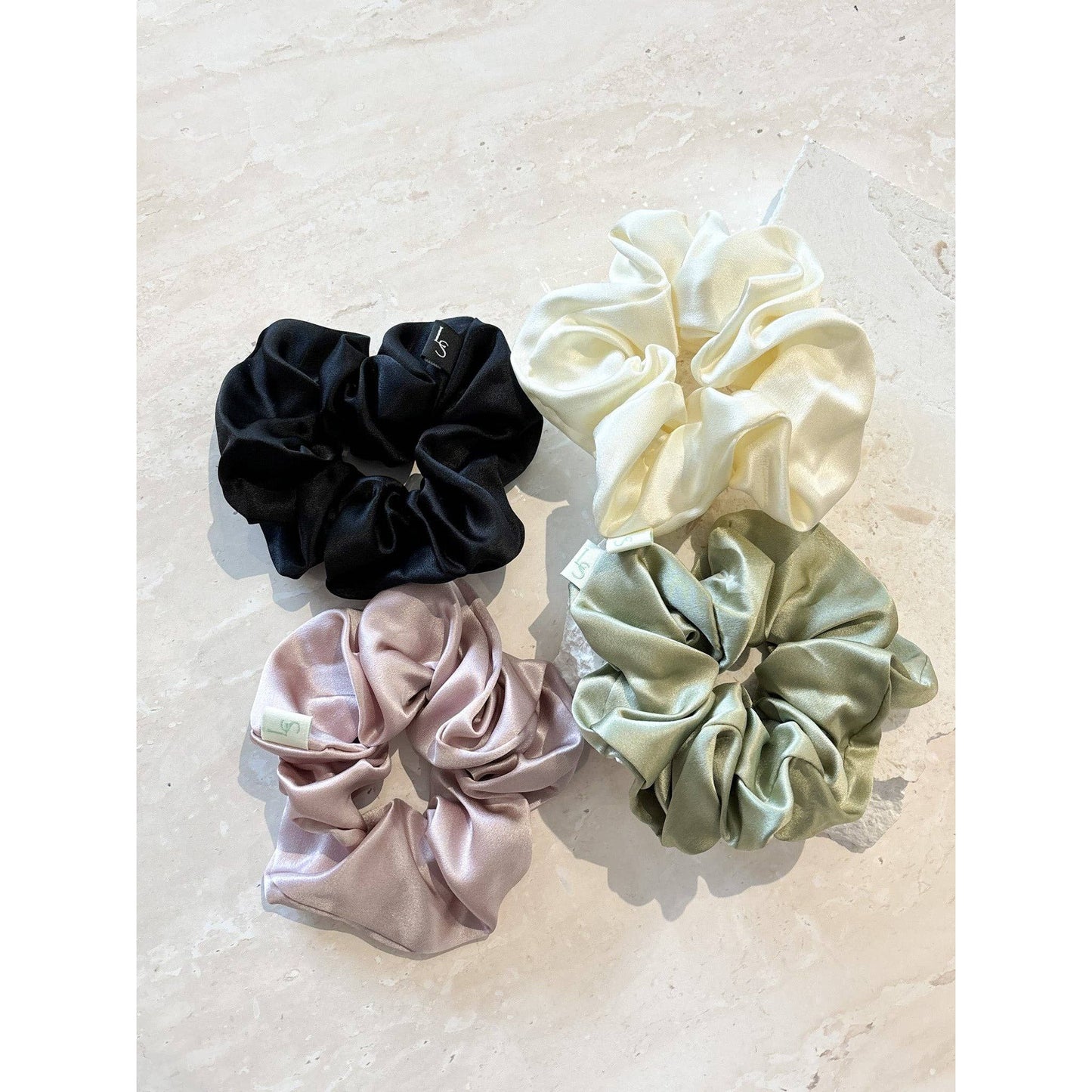 Silk Scrunchie in Sage