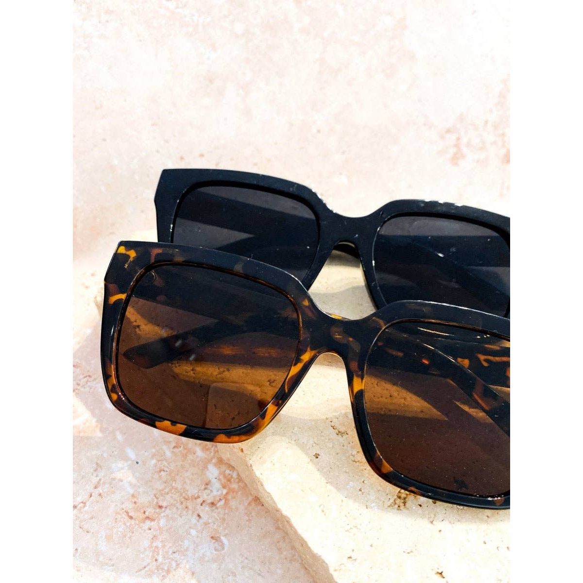 Maree Oversized Sunglasses Black