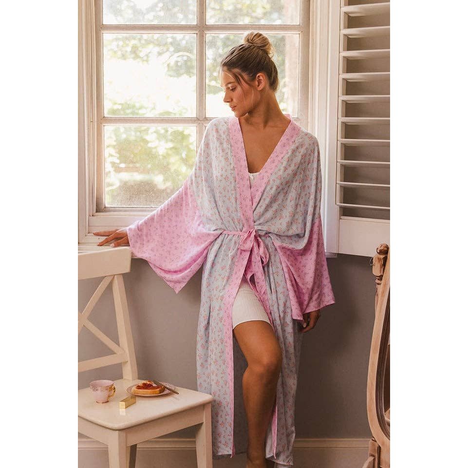 Cottage Robe ~ Periwinkle