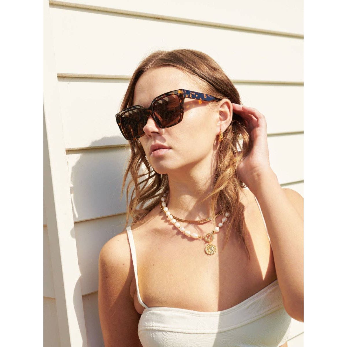 Maree Oversized Sunglasses Black