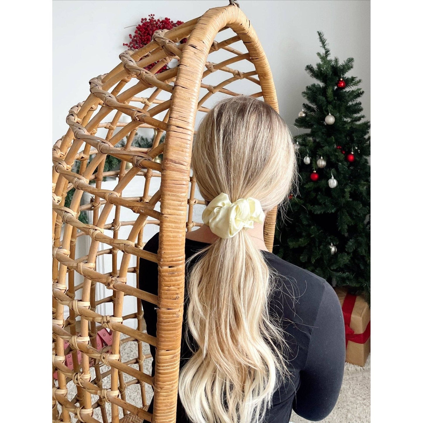 Beyond Scrunchies - BUTTER - Mulberry Silk Scrunchie