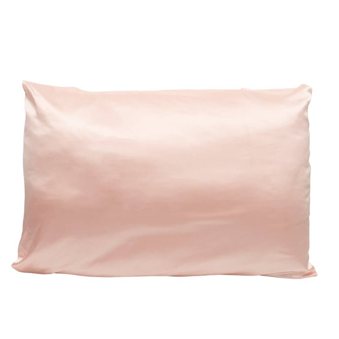 Beyond Scrunchies - 1 SILK PILLOWCASE - Rose