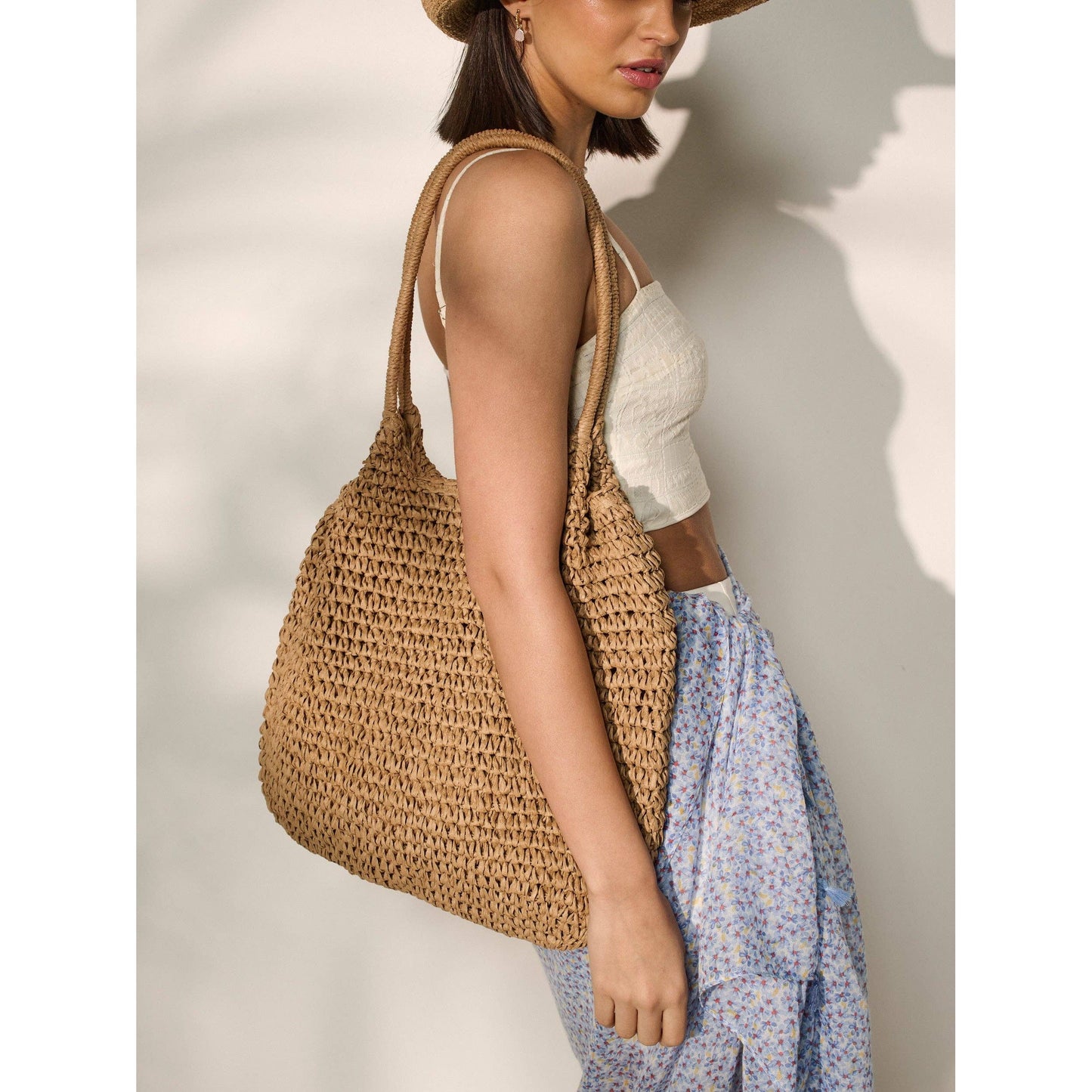 Solana Summer Beach Bag in Tan