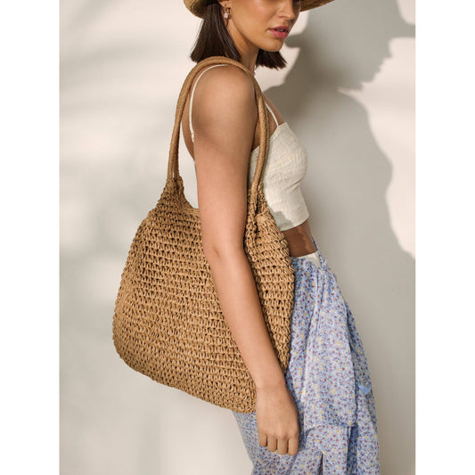 Solana Summer Beach Bag in Tan