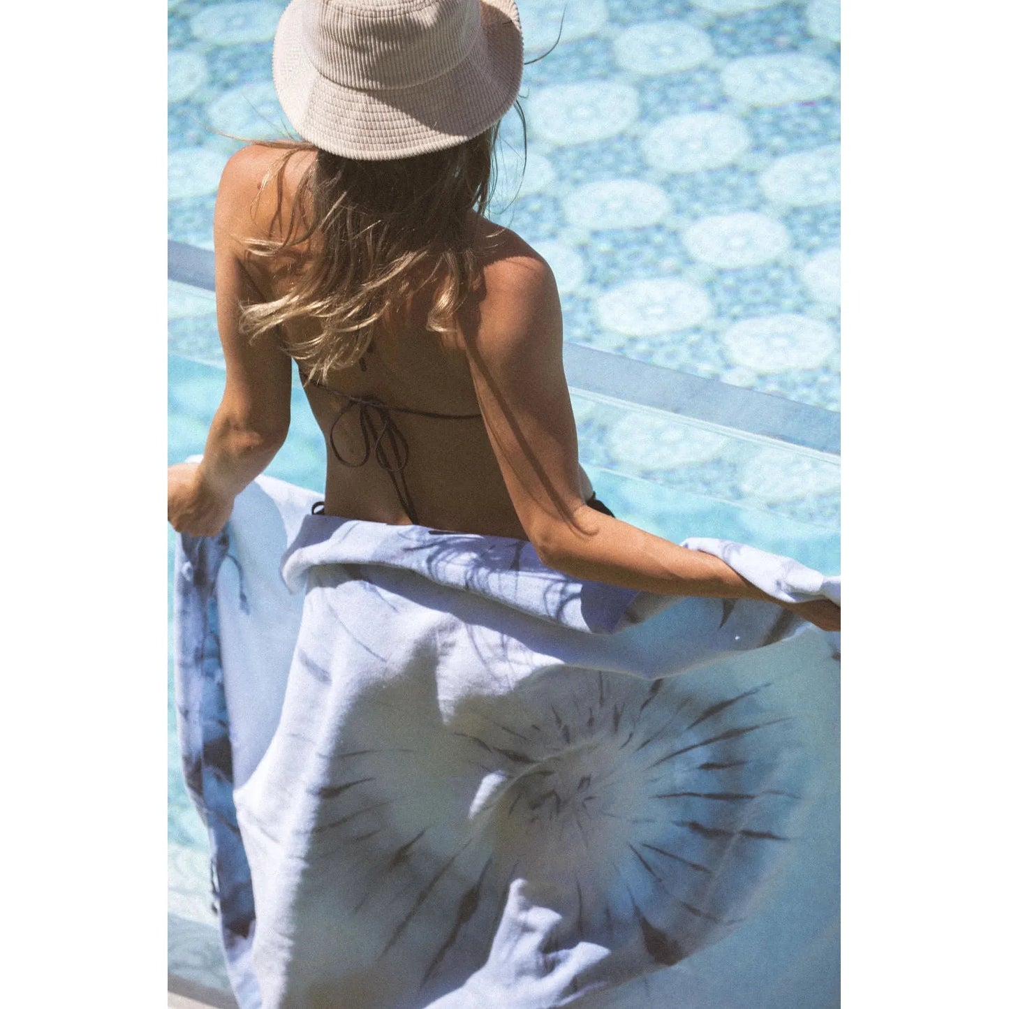 Tie Dye Elements Turkish Towel