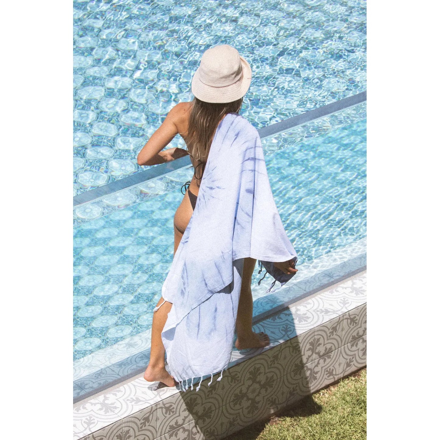 Tie Dye Elements Turkish Towel