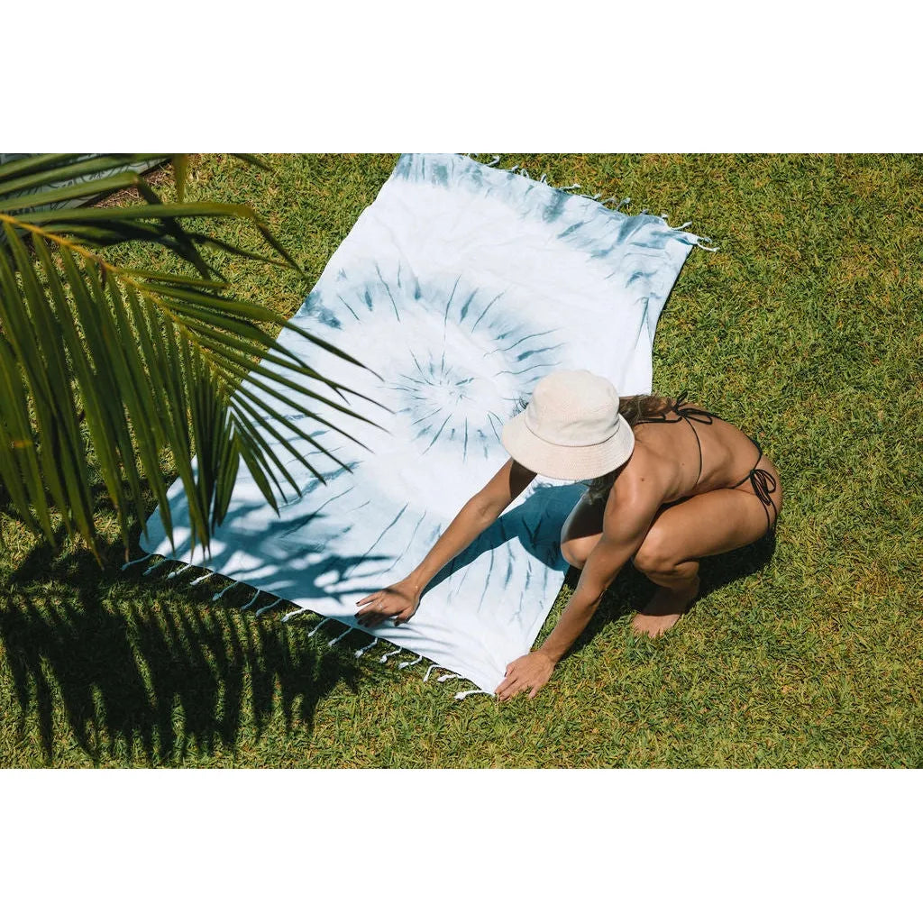 Tie Dye Elements Turkish Towel
