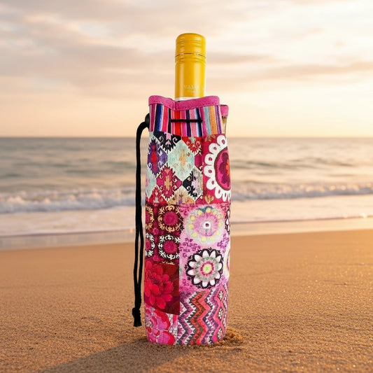Neoprene Bottle Cooler Bag Silk Road