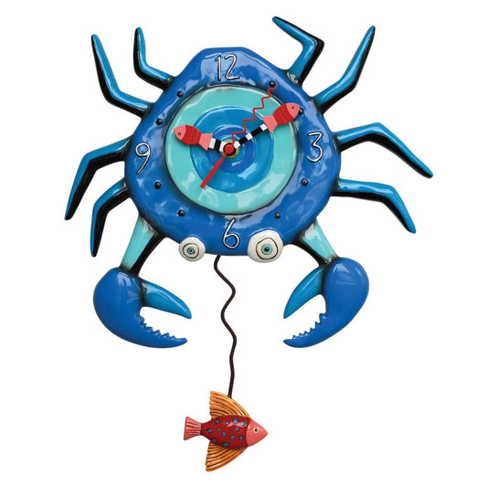 "Blue Crab" clock