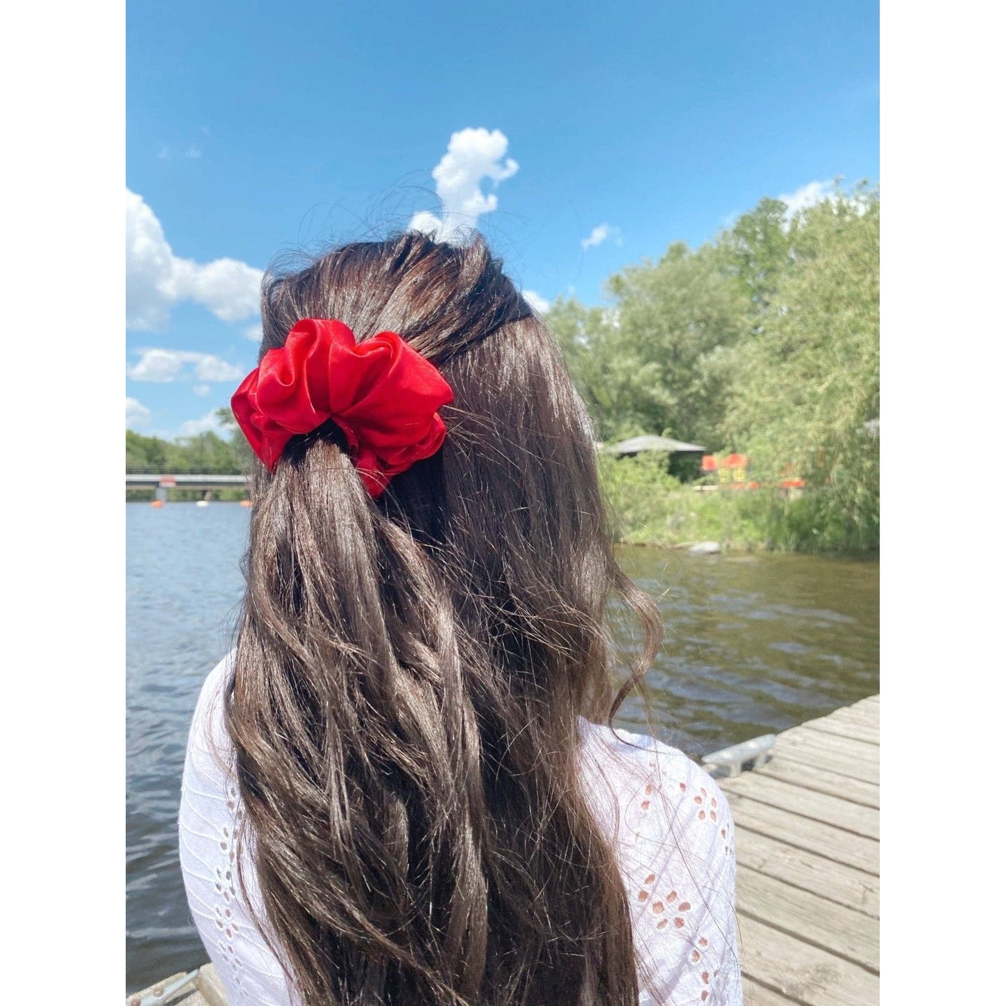 Beyond Scrunchies - SANGRIA - Mulberry Silk Scrunchie