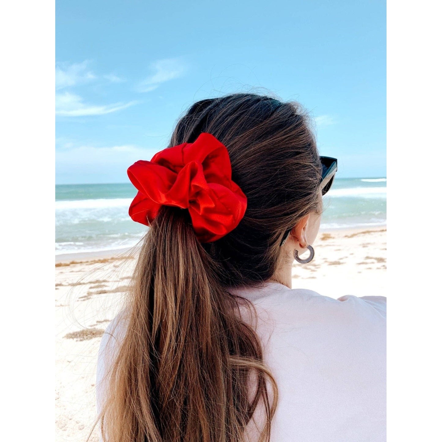 Beyond Scrunchies - SANGRIA - Mulberry Silk Scrunchie