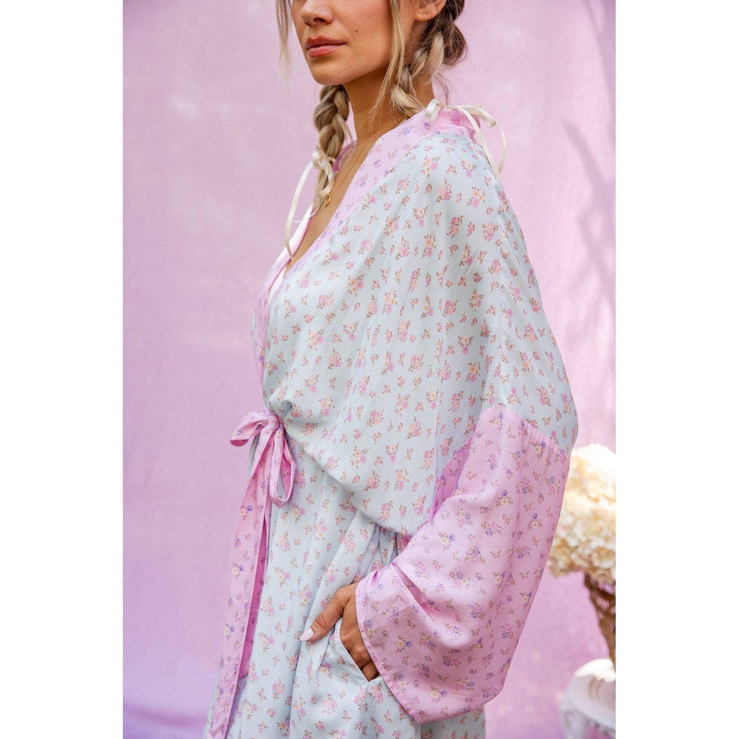 Cottage Robe ~ Periwinkle
