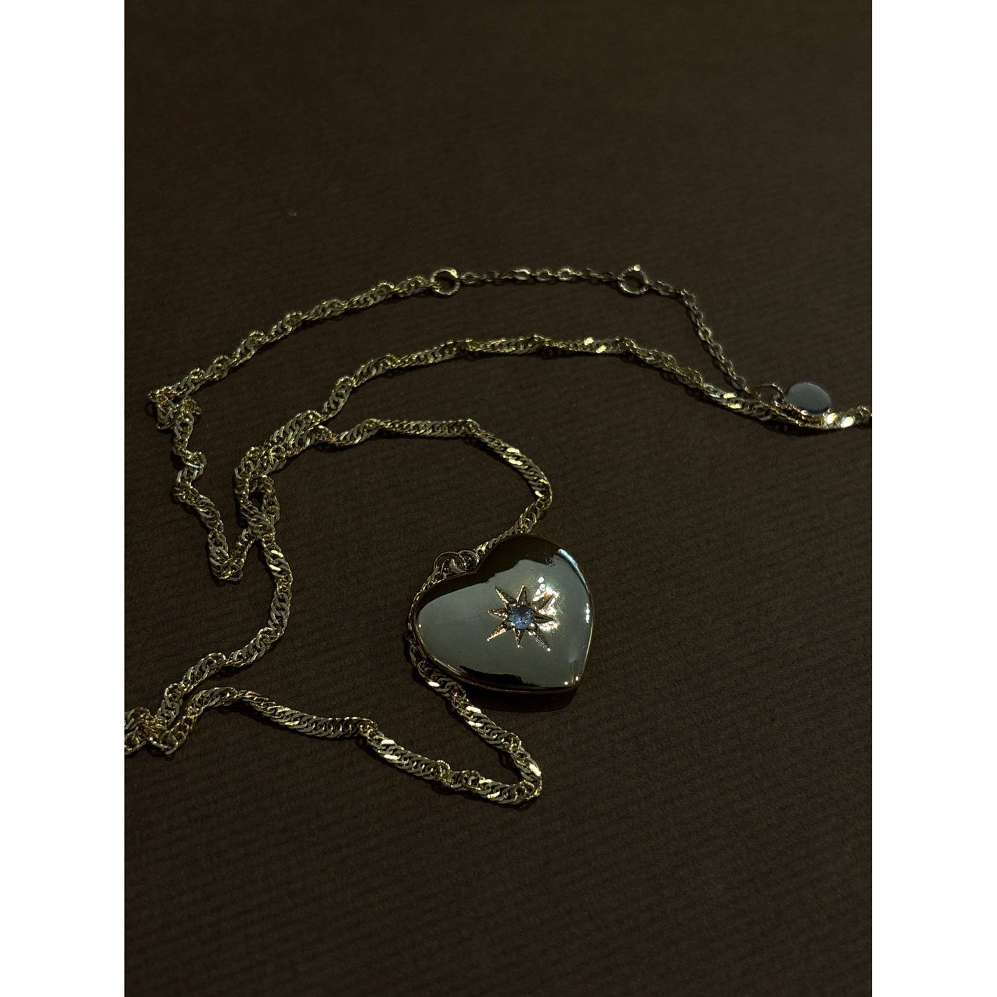 Waterproof Heart 18K Gold Plated Necklace