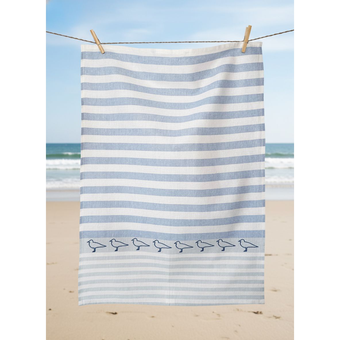 Seagull Standing Tea Towel