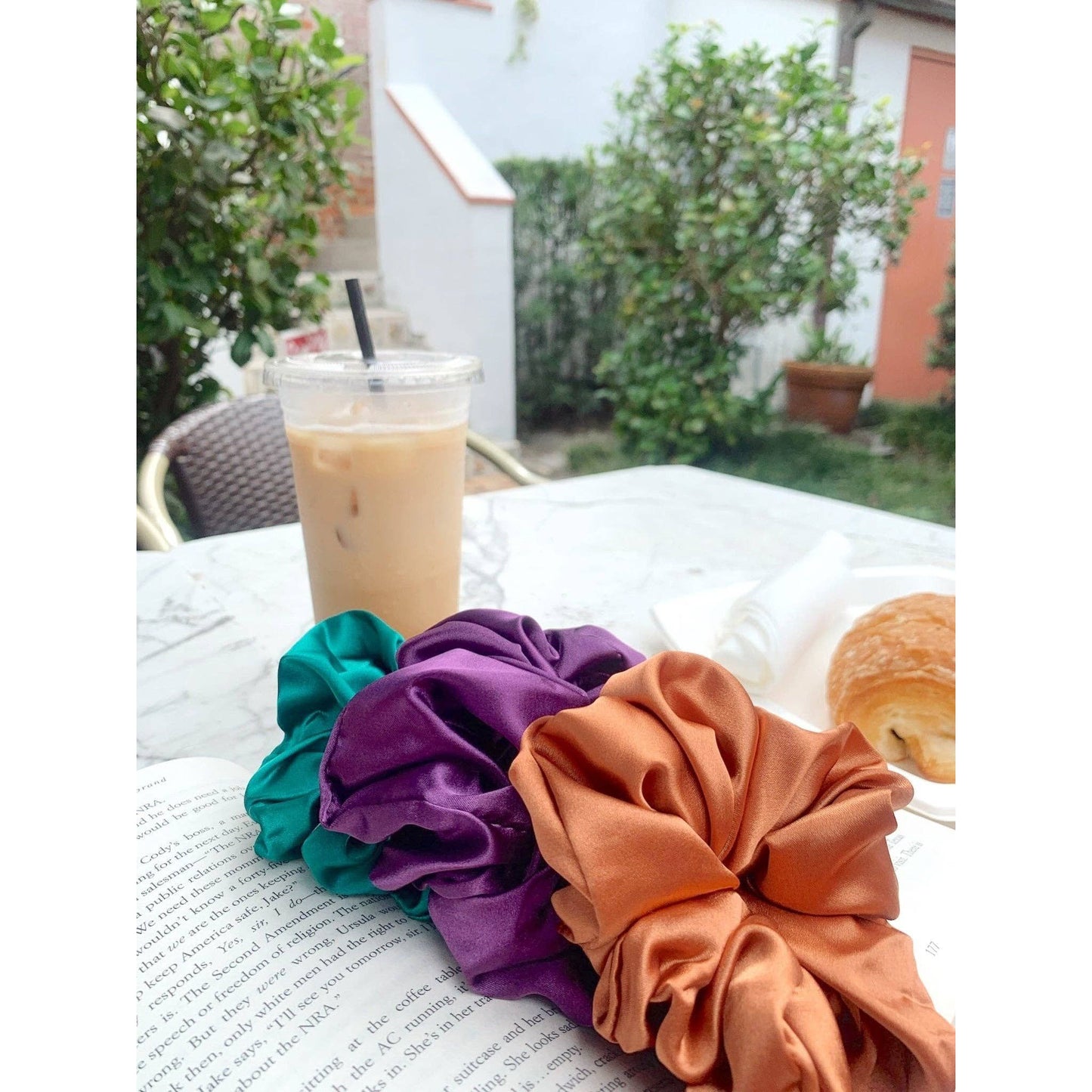 Beyond Scrunchies - JADE - Mulberry Silk Scrunchie