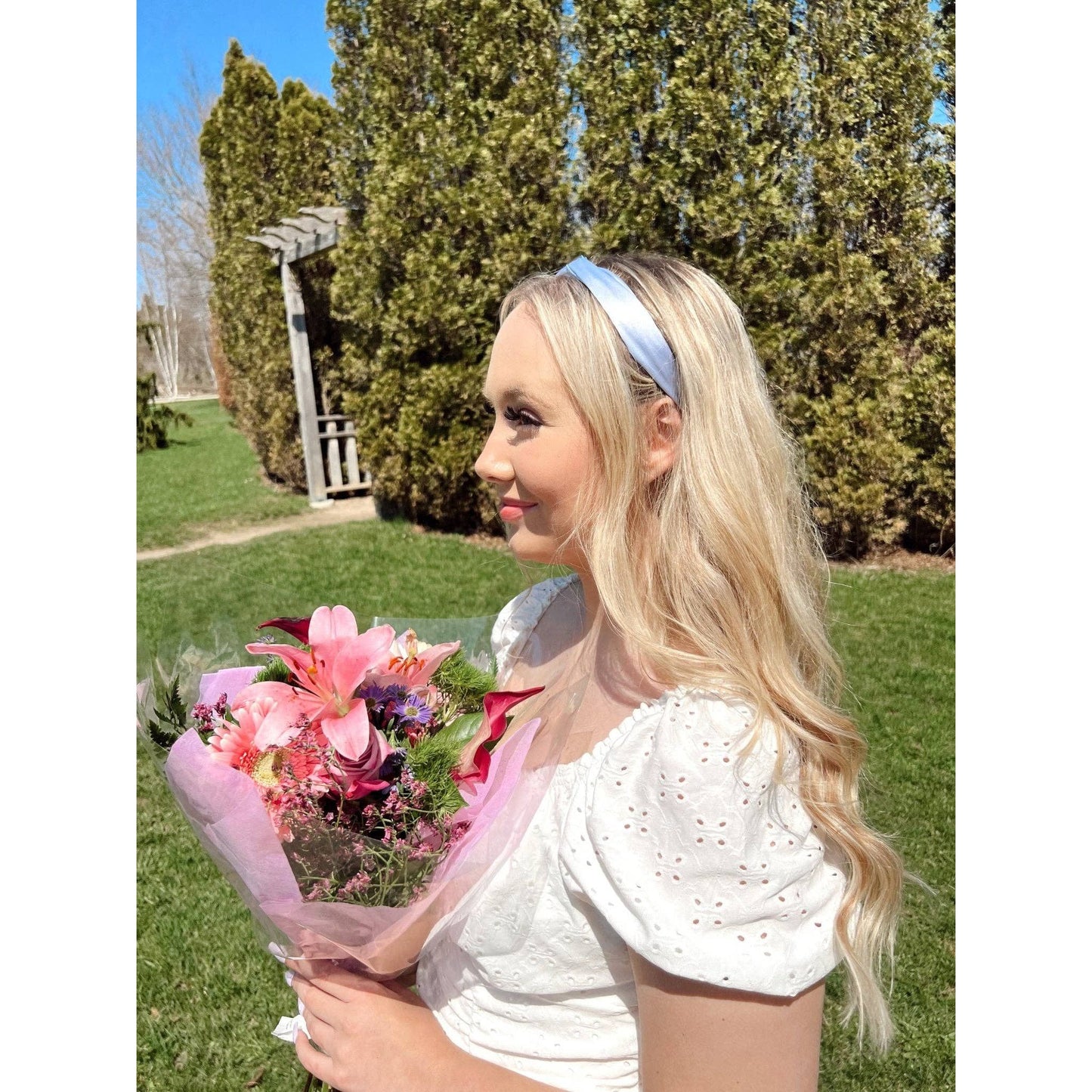 Beyond Scrunchies - SILK HEADBAND - LAVENDER