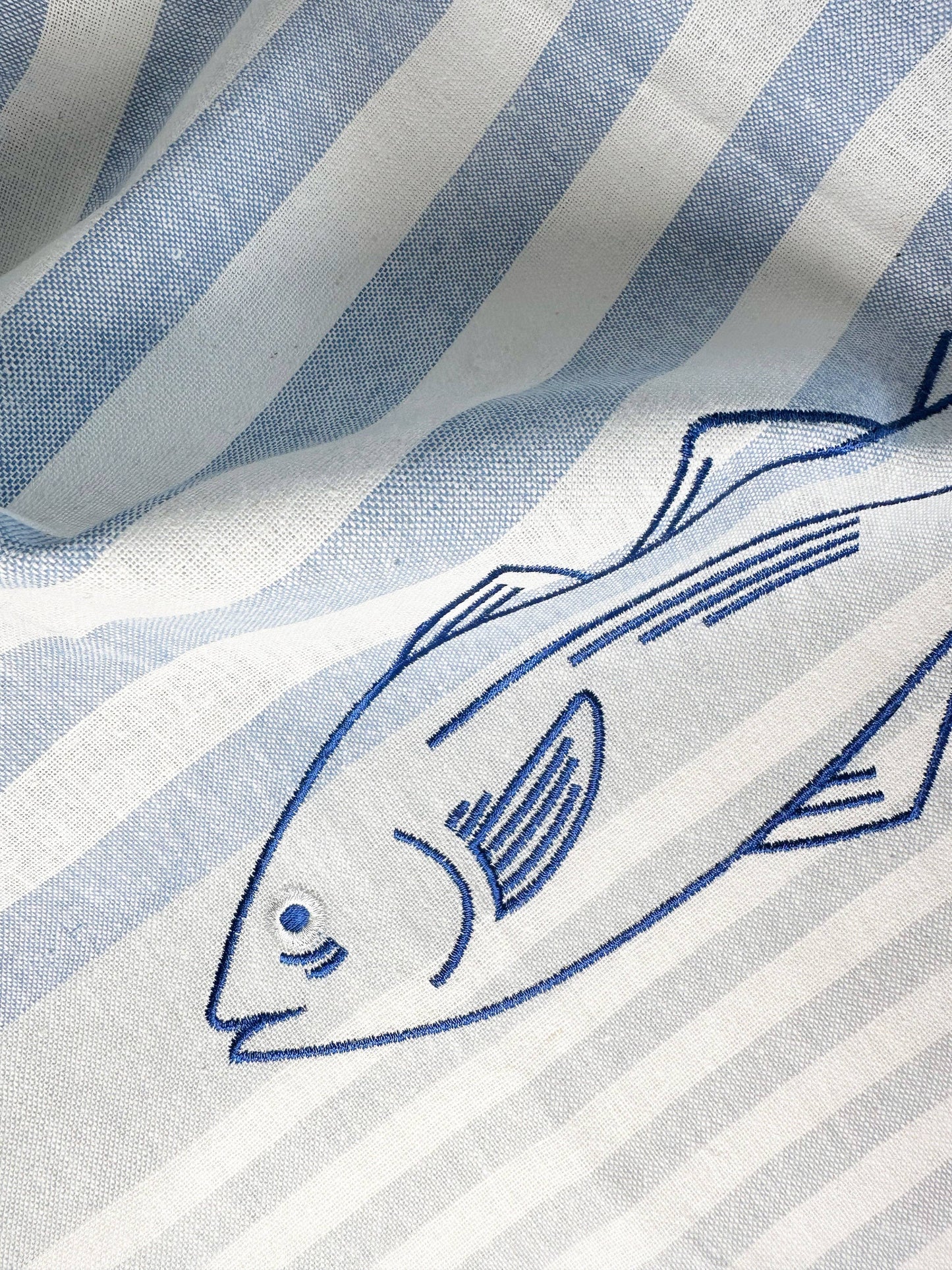 Salmon Tea Towel