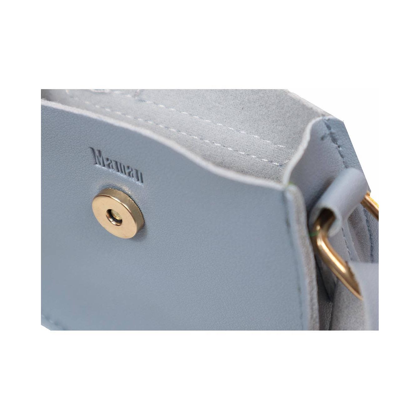 Blue Tassel PU Leather Cross Body and Shoulder Bag