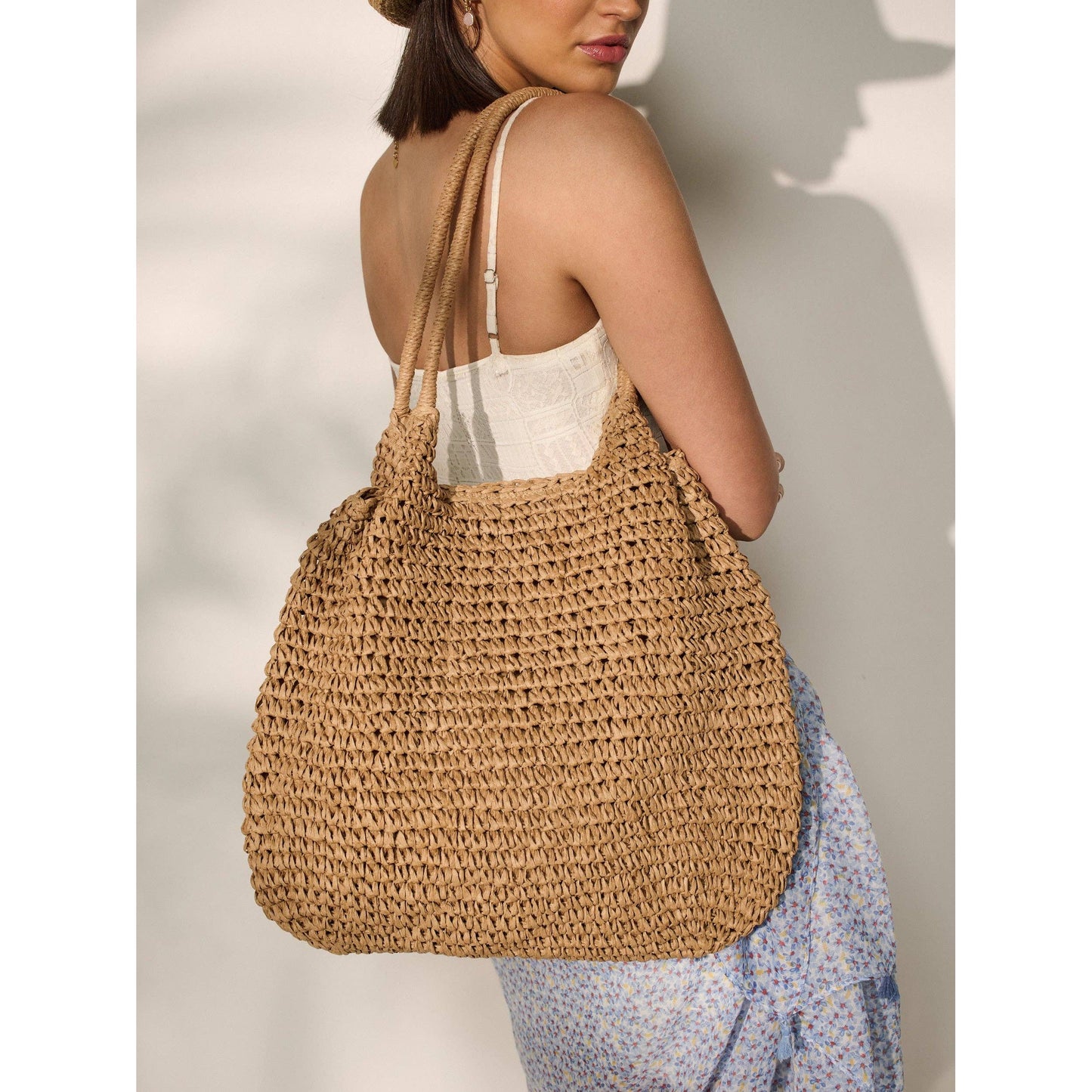 Solana Summer Beach Bag in Tan