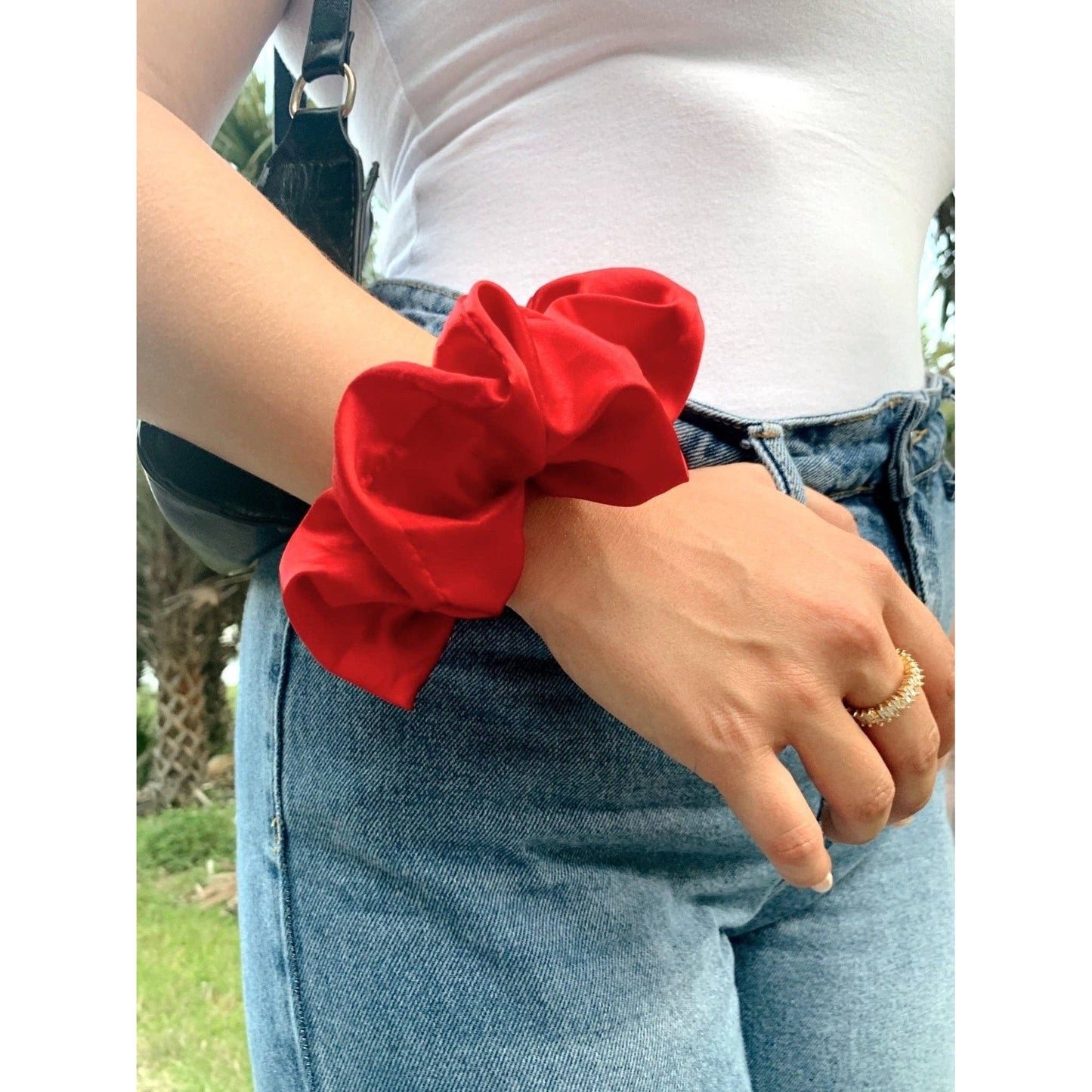 Beyond Scrunchies - SANGRIA - Mulberry Silk Scrunchie