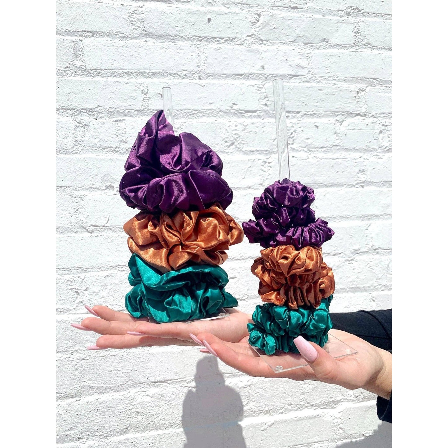 Beyond Scrunchies - PLUM - Mulberry Silk Scrunchie